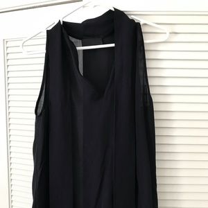 NILI LOTAN navy blouse